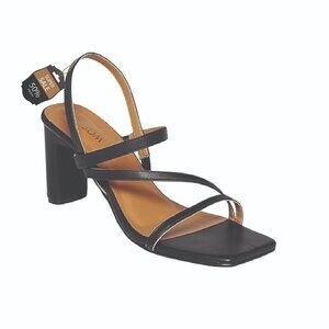 Dress Sandal Black Leather by Sarto Franco